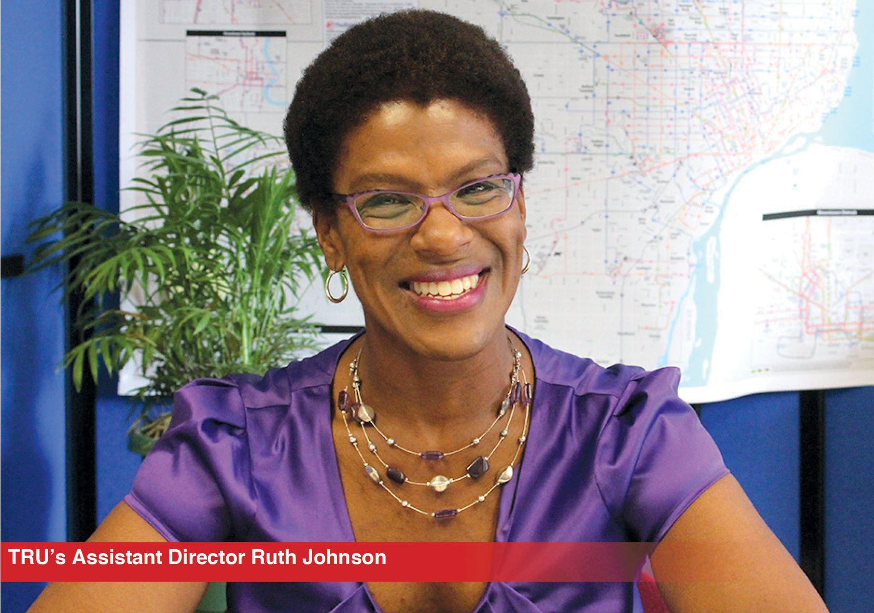 TRU Transportation's Assistant Director Ruth Johnson