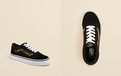 Vans Boys' Old Skool Camo Lace Up Sneakers - Toddler, Little Kid, Big Kid  18 @ bloomingdales.com