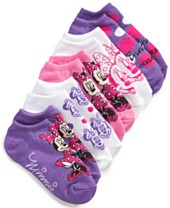 Minnie Mouse Girls' or Little Girls' 5-Pack No-Show Socks $2.99 @ Macys.com