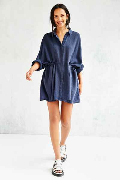 BDG Modern Drawstring shirt dress $69 @ Urbanoutfitters.com