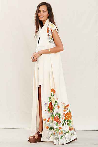 Urban Renewal Recycled Sleeveless Kimono $49 on  Urbanoutfitters.com