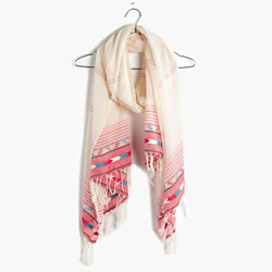 Cream Puebla Scarf $55 on Madewell.com