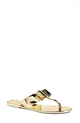 Gold metallic MICHAEL by Michael Kors 'Kayden' Sandal $78.95 @ Nordstrom.com 