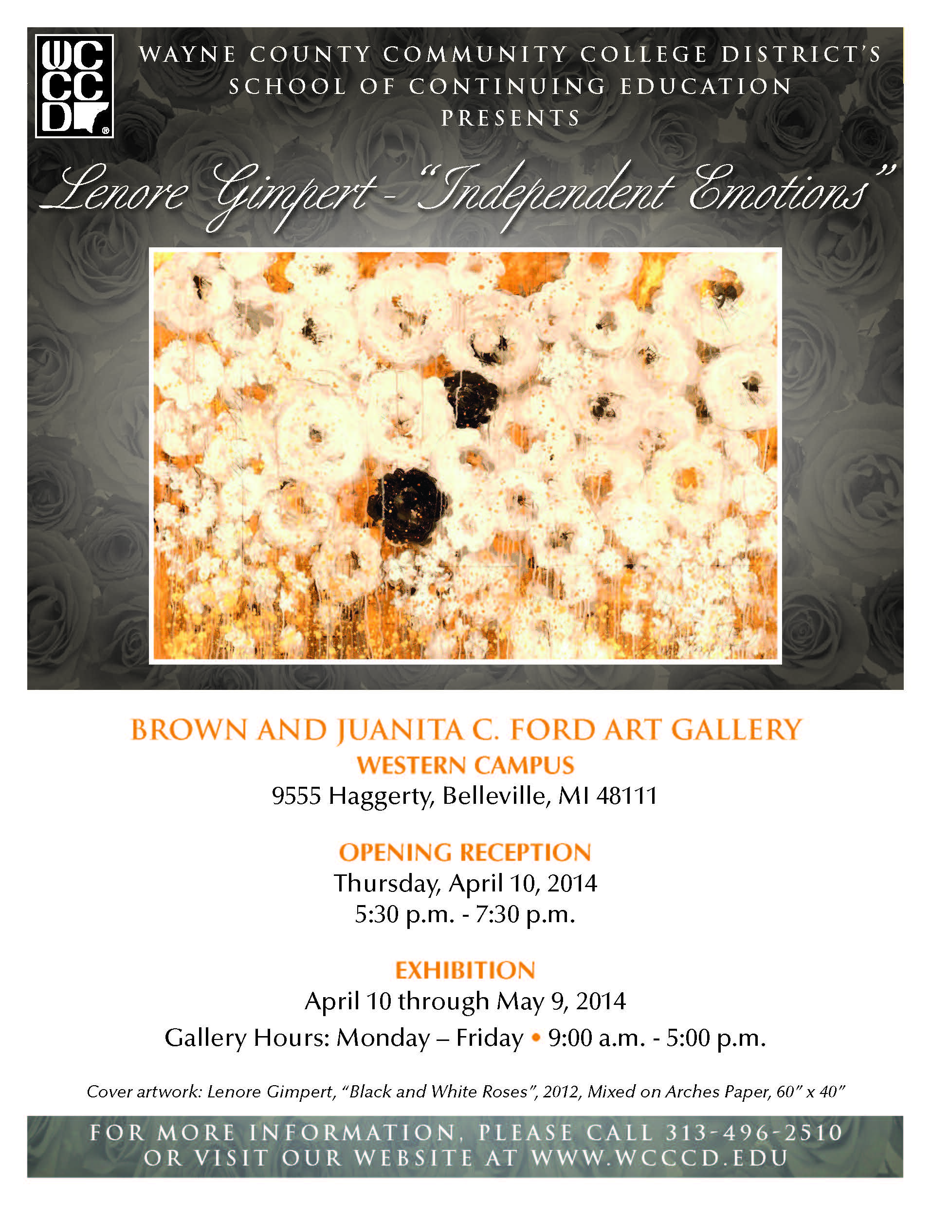 Independent Emotions Exhibit Flyer