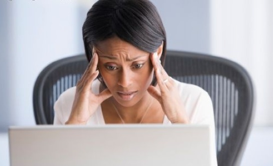 black-woman-at-work-stressed