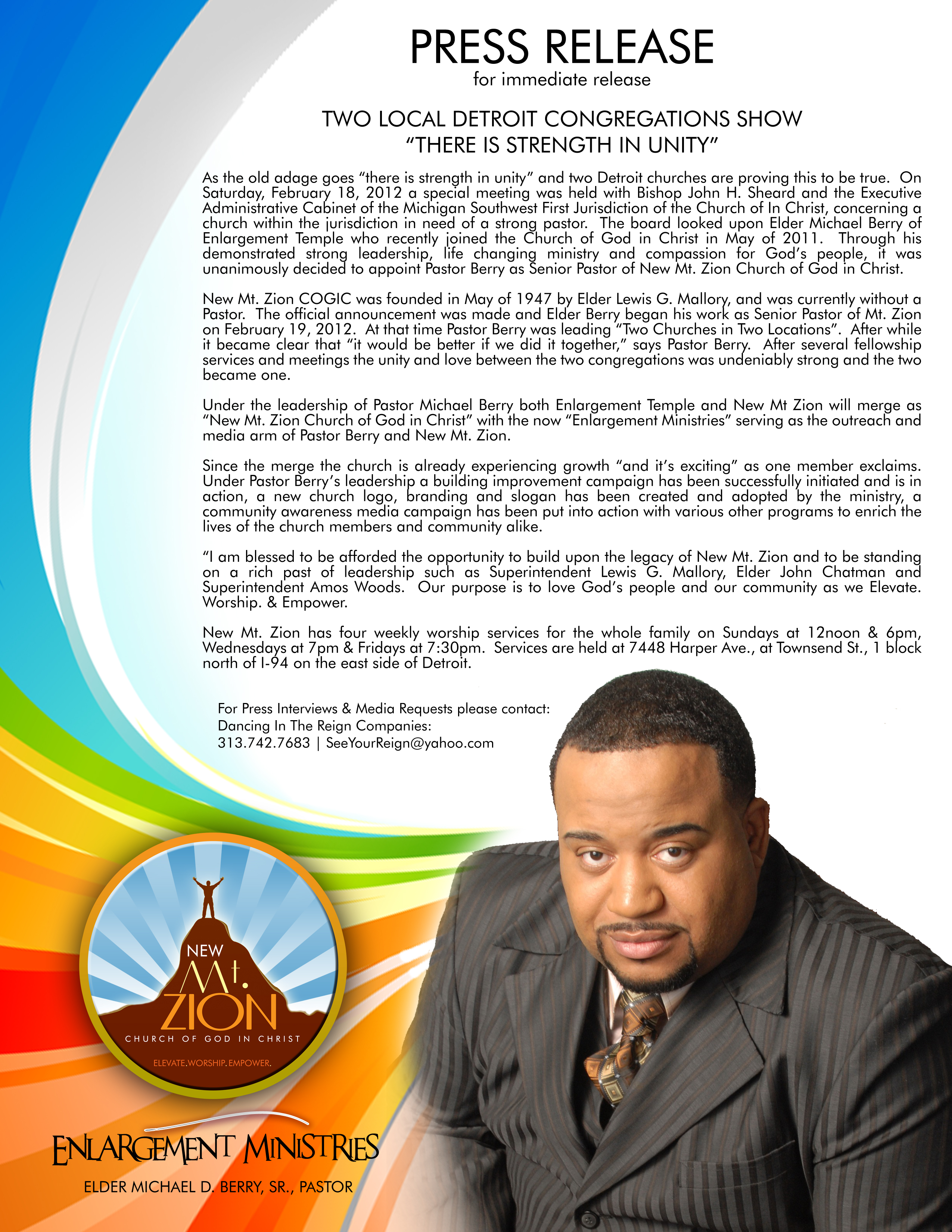 BerryMtZion PressRelease Final