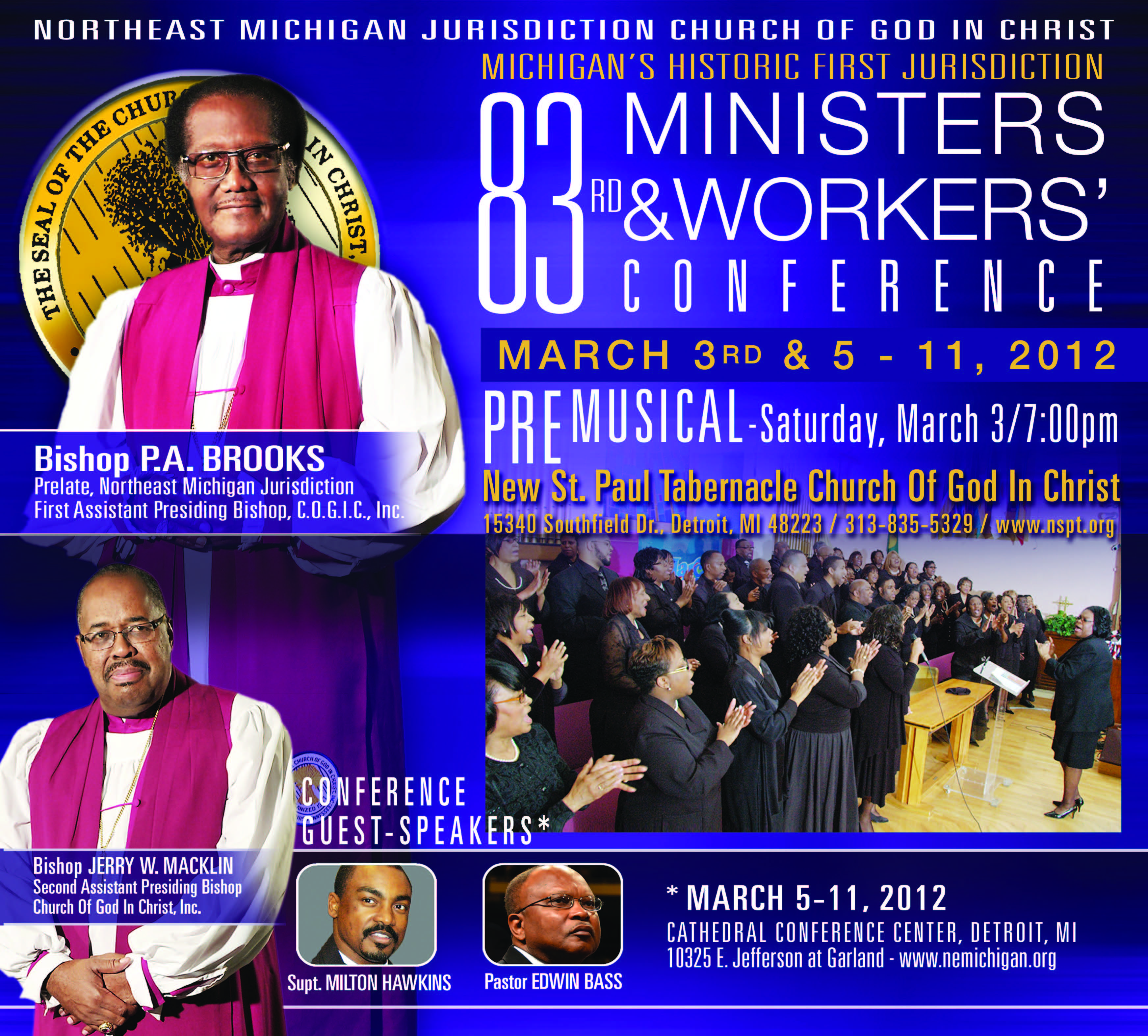 Northeast Michigan Jurisdiction- March 3rd