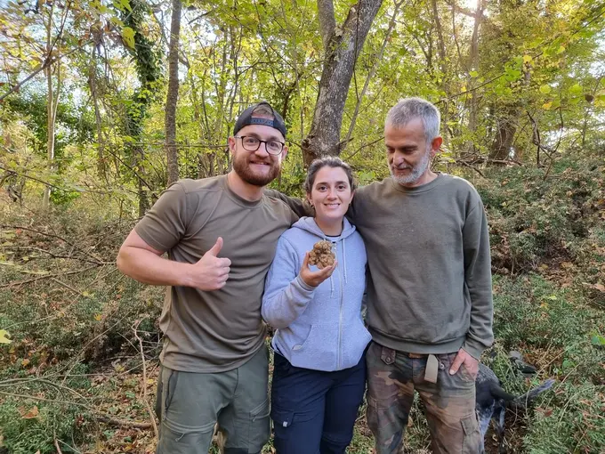 white truffle hunting with Ben Sweet and the Real Truffle Hunters