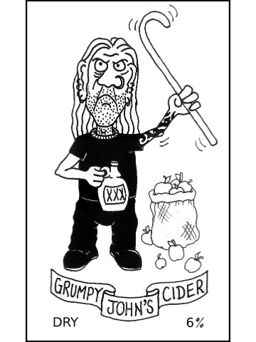 Pumpclip image for Grumpy John's Dry Cider