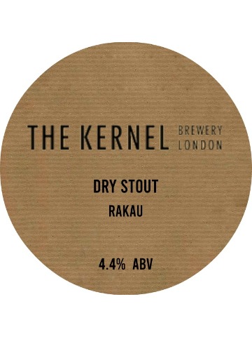 Pumpclip image for Kernel Dry Stout - Rakau