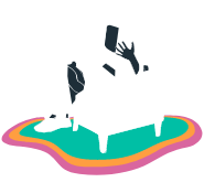 drawing of a girl reading on an arm chair