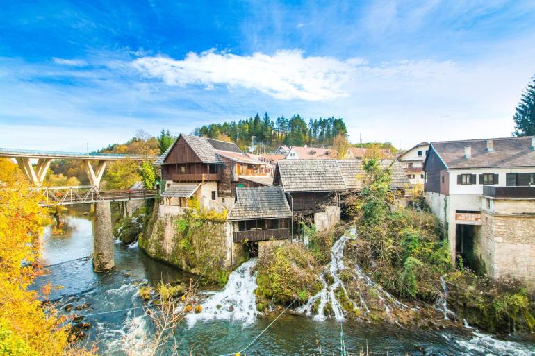 Rastoke waterfalls similar to Plitvice
