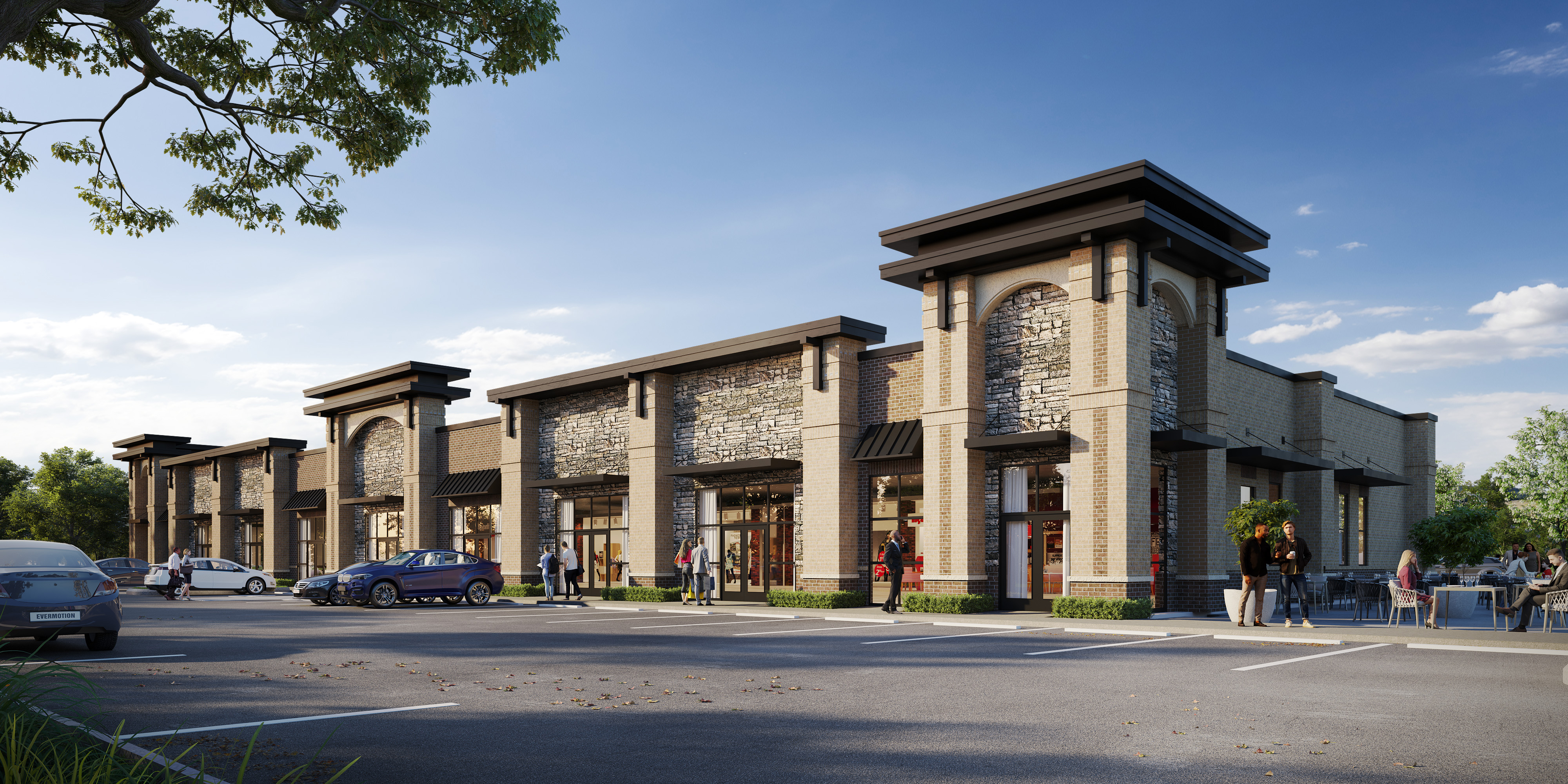 Commercial Building Renderings 68 COMMERCIAL EXTERIOR NIGHT RENDERINGS