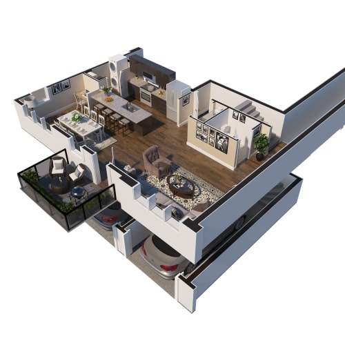 Breaking Down Complex Concepts: Using 3D Rendering for Simplified Visual Explanations in Advertising