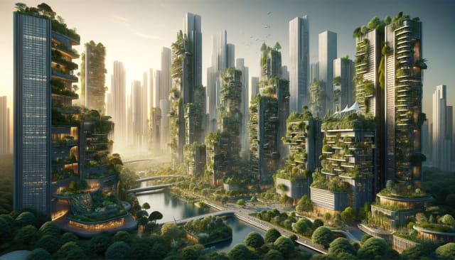 Designing Greener Urban Futures: The Intersection of Biophilic Urbanism and 3D Rendering
