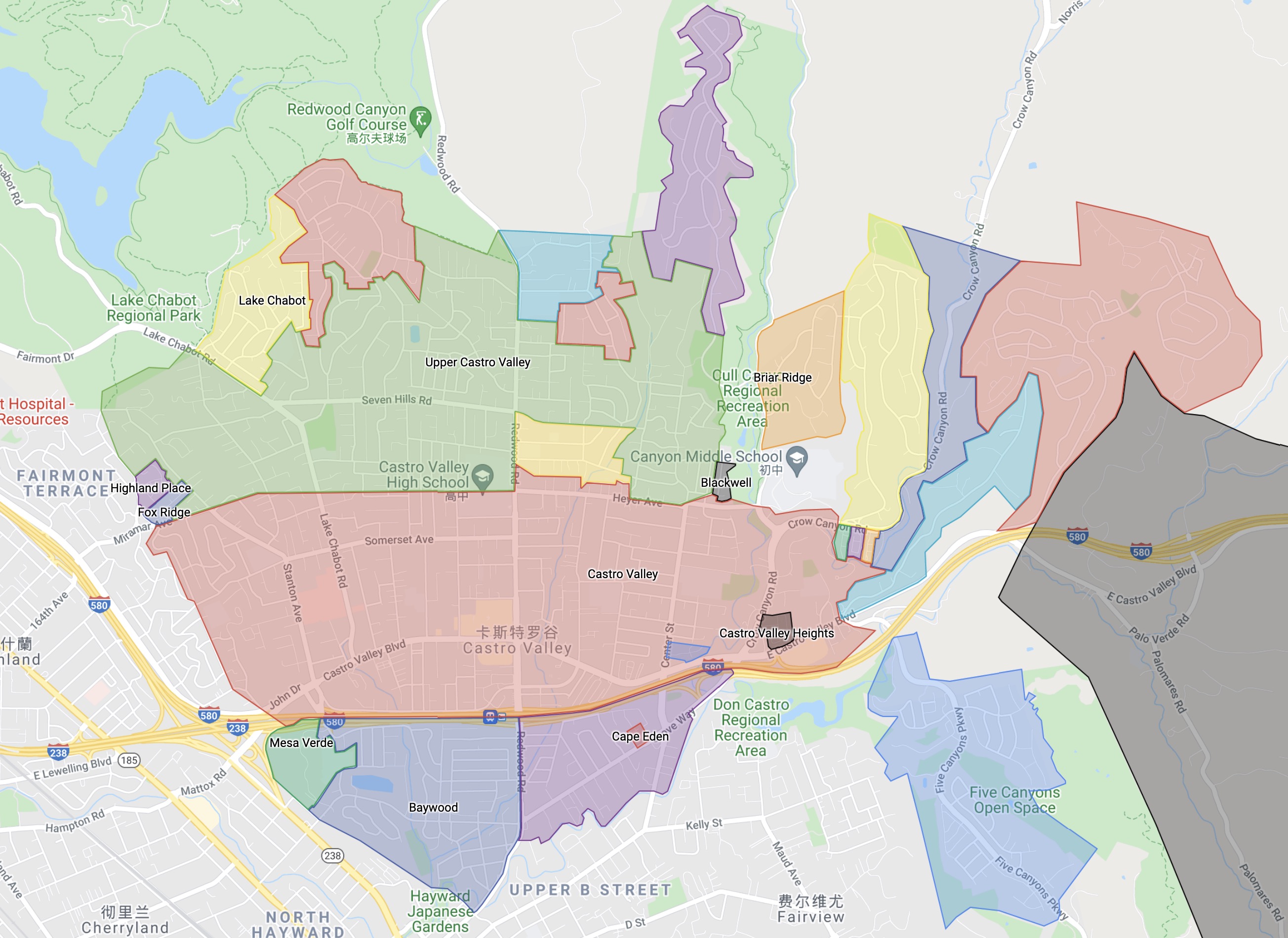 Castro Valley neighbourhood