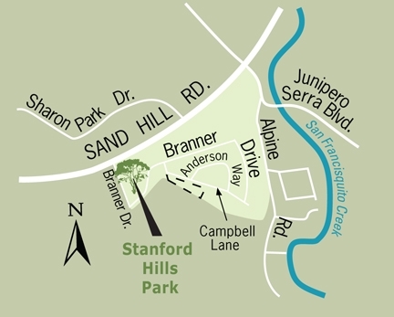 Stanford Hills地图