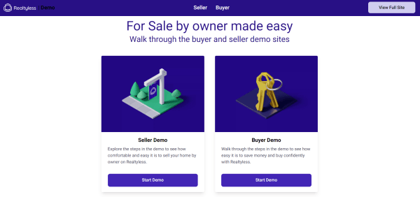 Realtyless Demo!