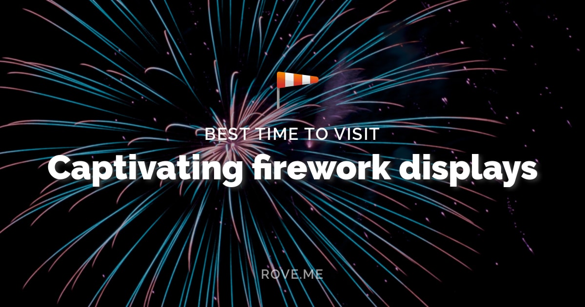 Captivating firework displays﻿ 2020 | Rove.me