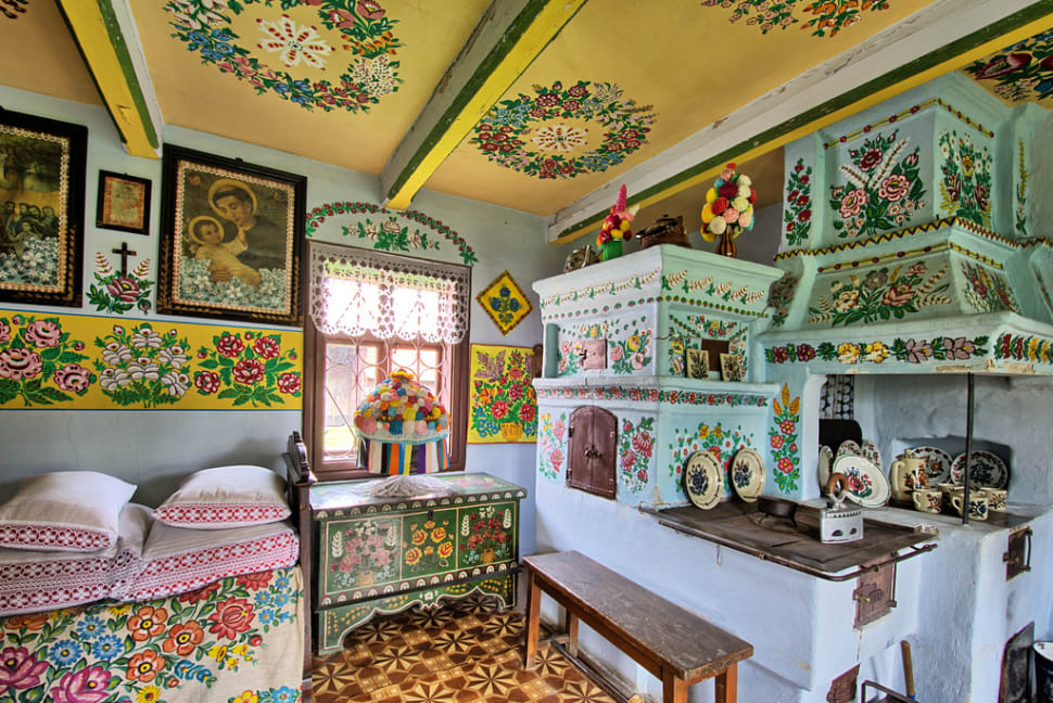 Painted Cottage Contest In Zalipie 2018 Krakow Dates Map