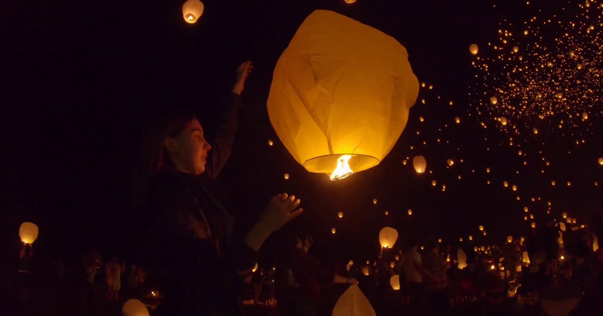 Night Lights Sky Lantern Festival 2022 in Pennsylvania Dates