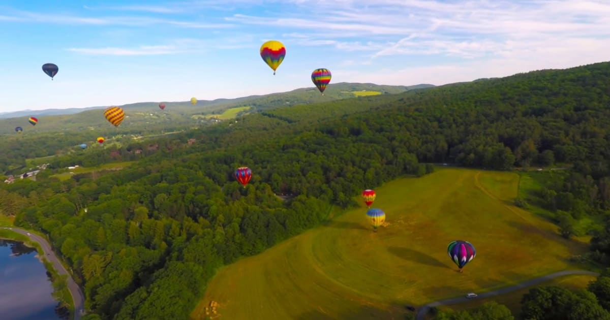 Quechee Hot Air Balloon Festival en Vermont, 2022