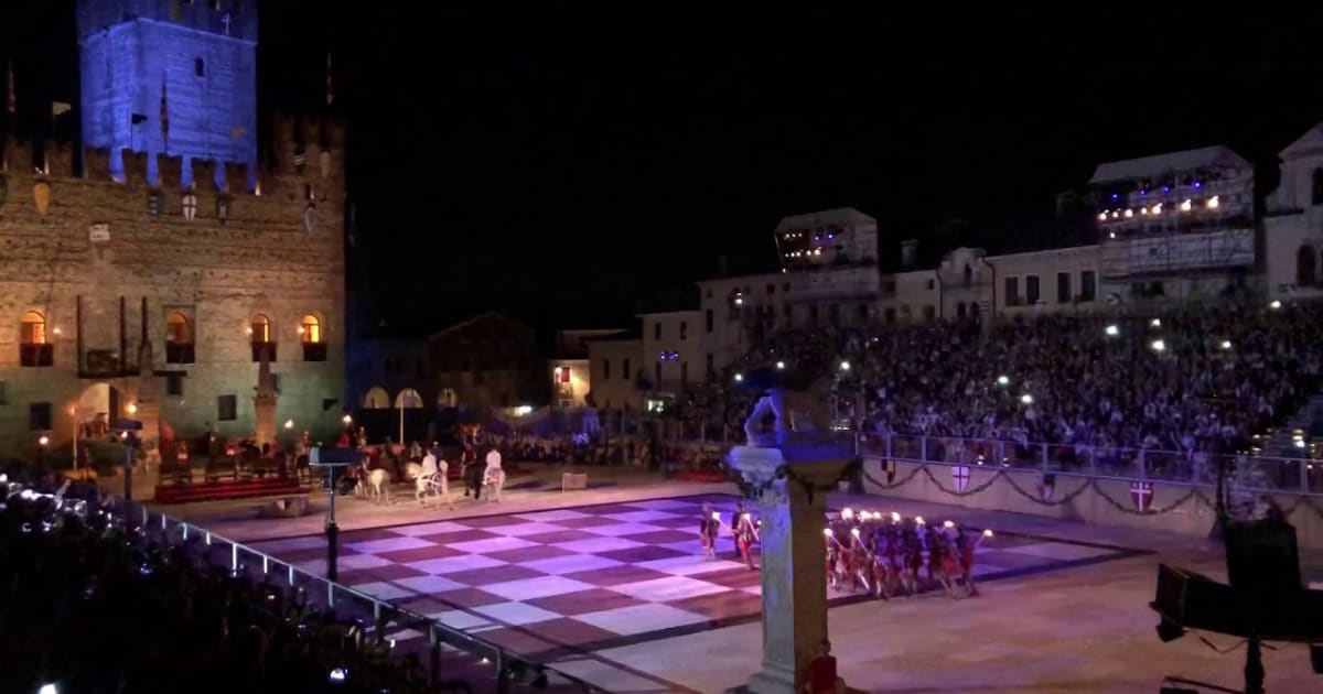 La Partita a Scacchi di Marostica in Italien, 2024