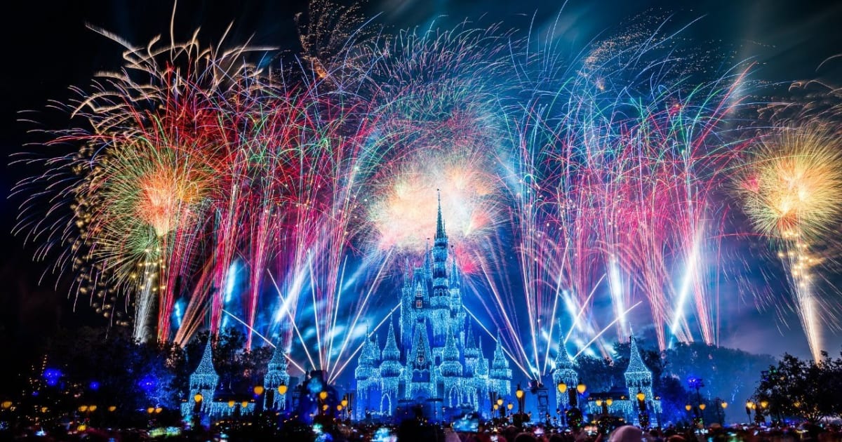 Lugares para ver los fuegos artificiales en Orlando para Año Nuevo