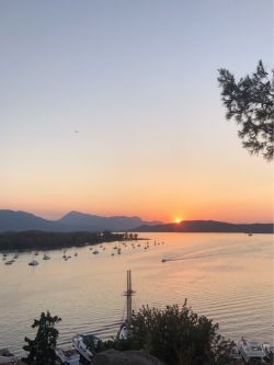 Sonnenuntergang Poros