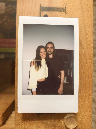 Polaroid Bild Harry und Rebekka