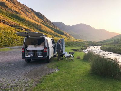 Bulli in Buttermere, Lake District National Park