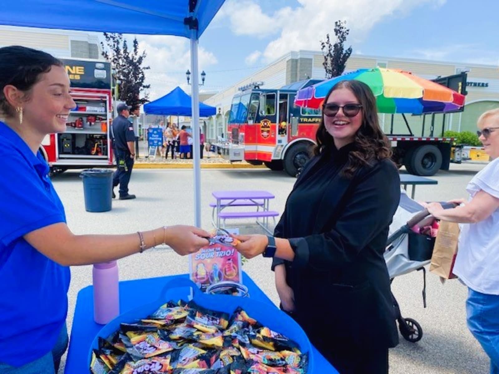 University housing residents enjoying Ghost Energy during move-in