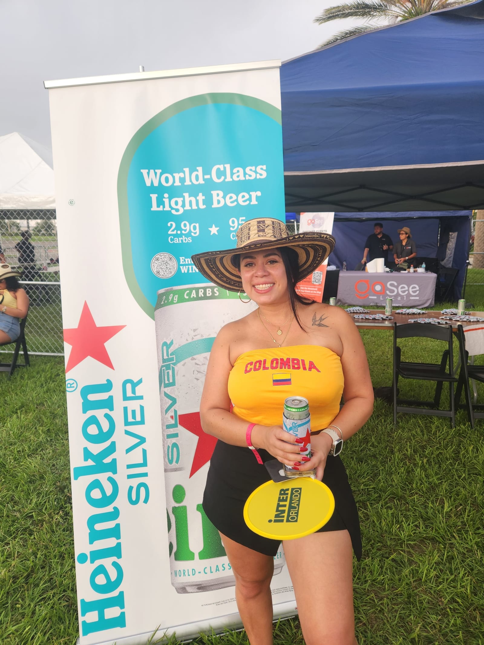 Colombian Festival of Orlando product sampling