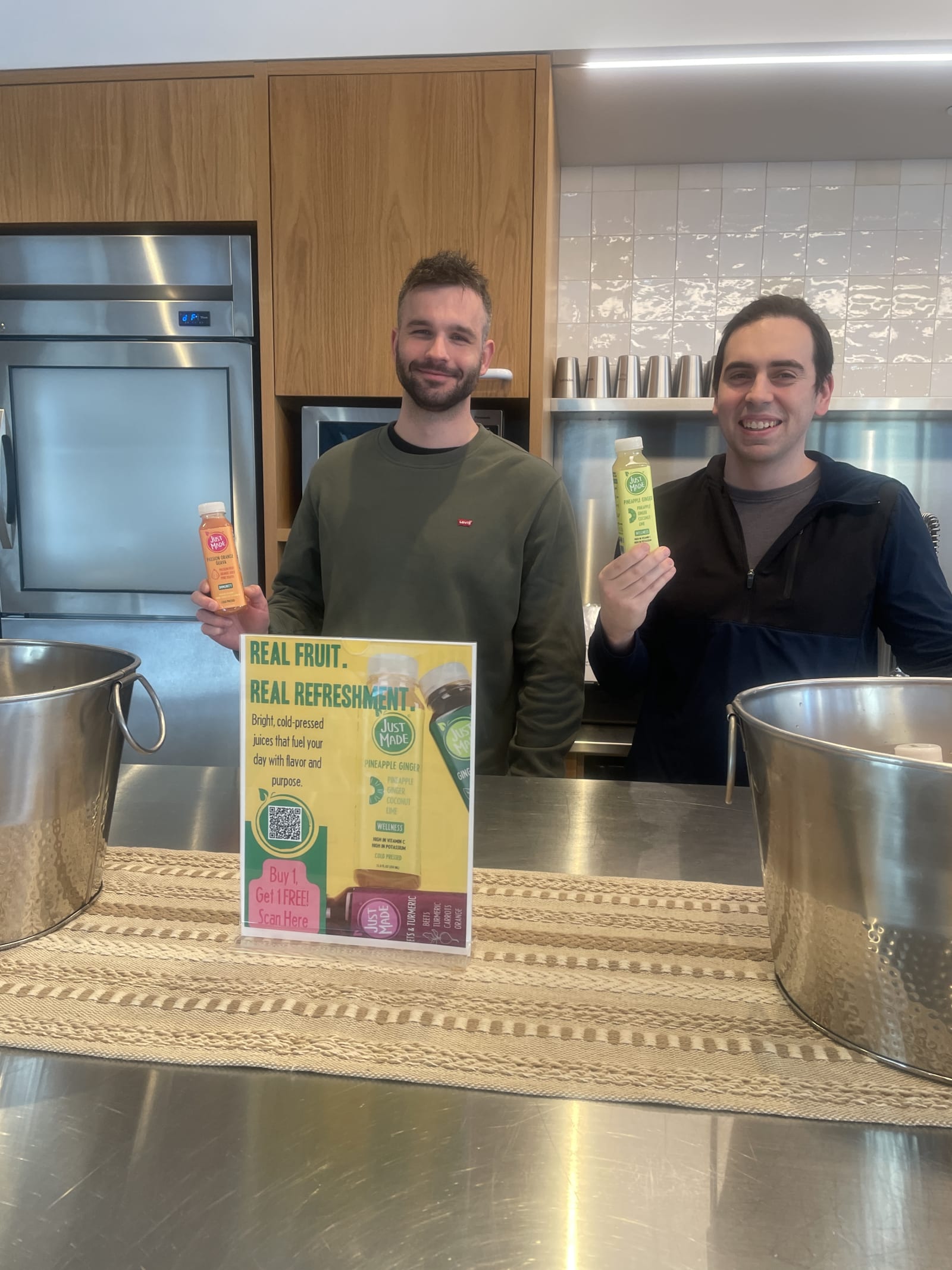 WeWork product sampling