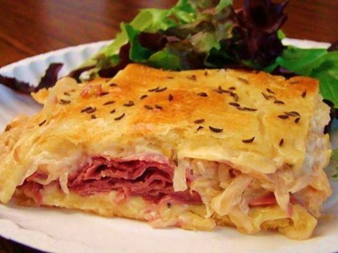 Reuben Crescent Bake