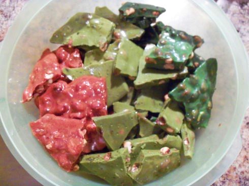 Homemade Spicy Sweet Habanero Jalapeño Peanut Brittle Candy