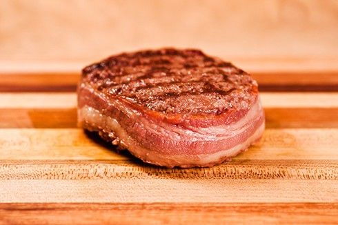 Bacon Wrapped-Hamburger Steak Recipe