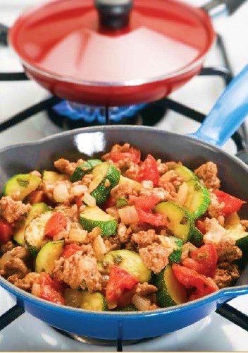 Easy Ground Turkey & Zucchini Skillet Dinner (Healthy & Quick)