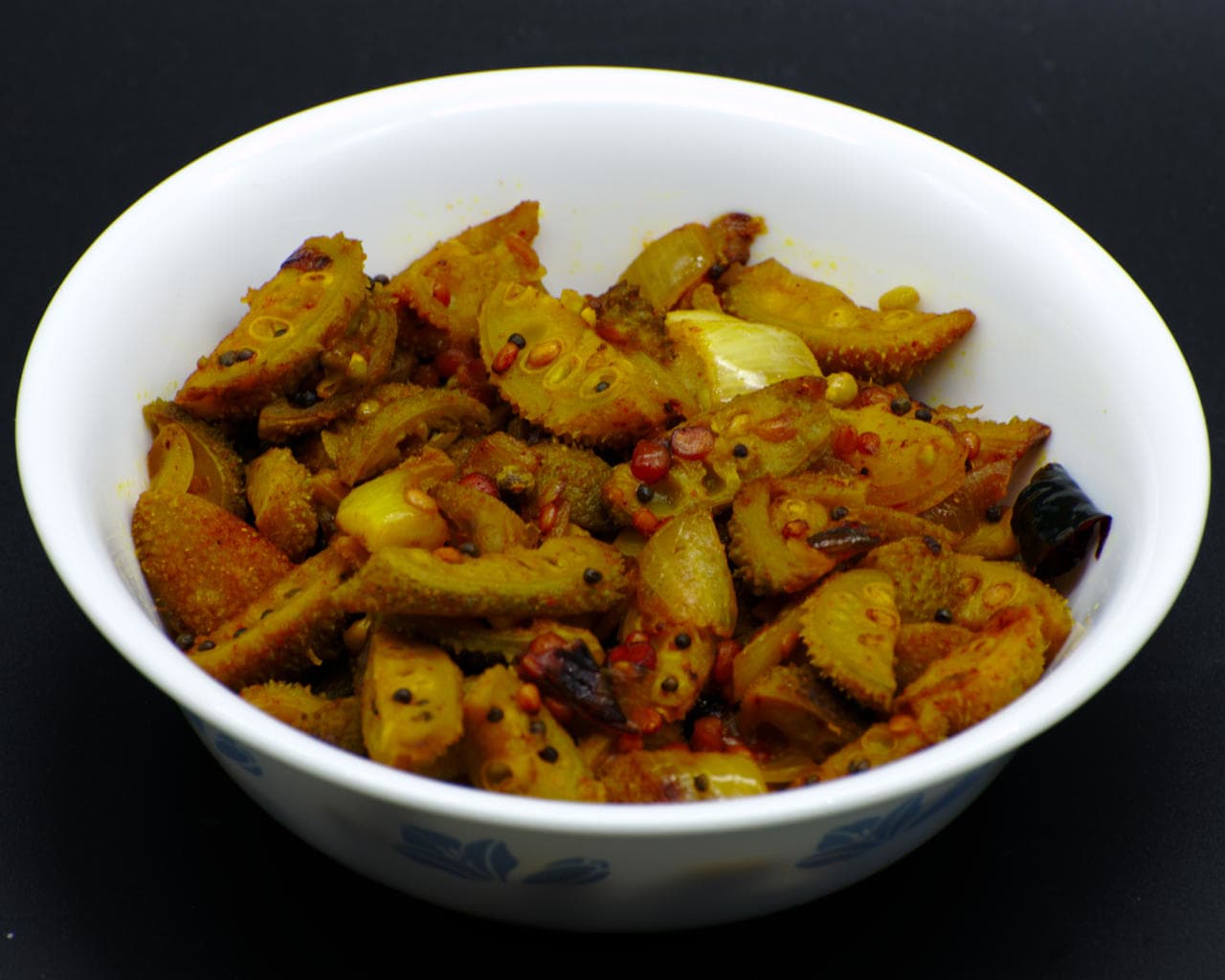 Stir-Fried Kantola With South Indian Spices Image