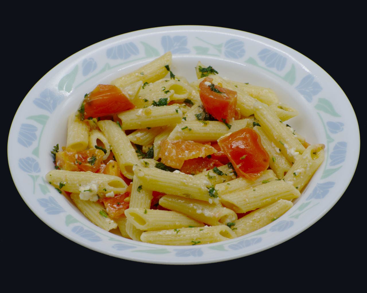 Penne Pasta With Tomatoes and Feta Image