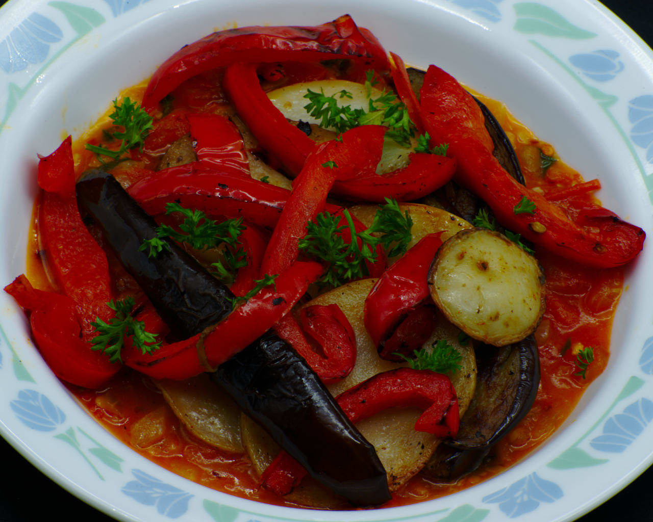 Tomato Eggplant Saksuka Image