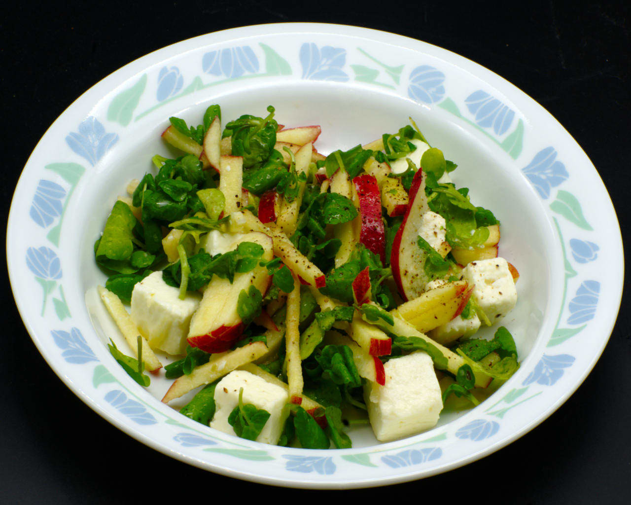 Watercress, Apple and Feta Salad Image