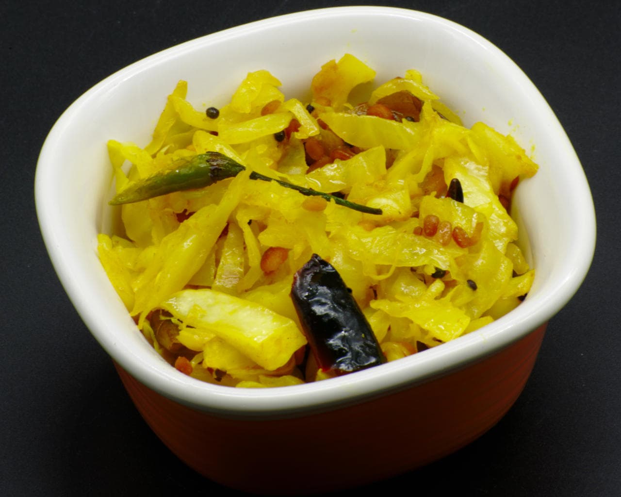 Stir-Fried Cabbage With South Indian Spices Image