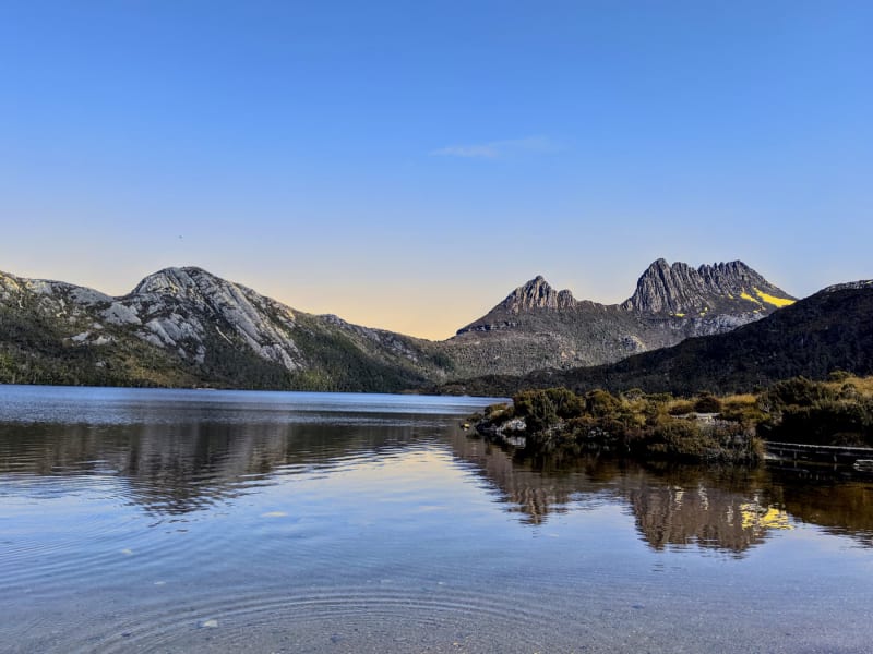 Picture of Dove Lake at Cradle Mountain Tasmania