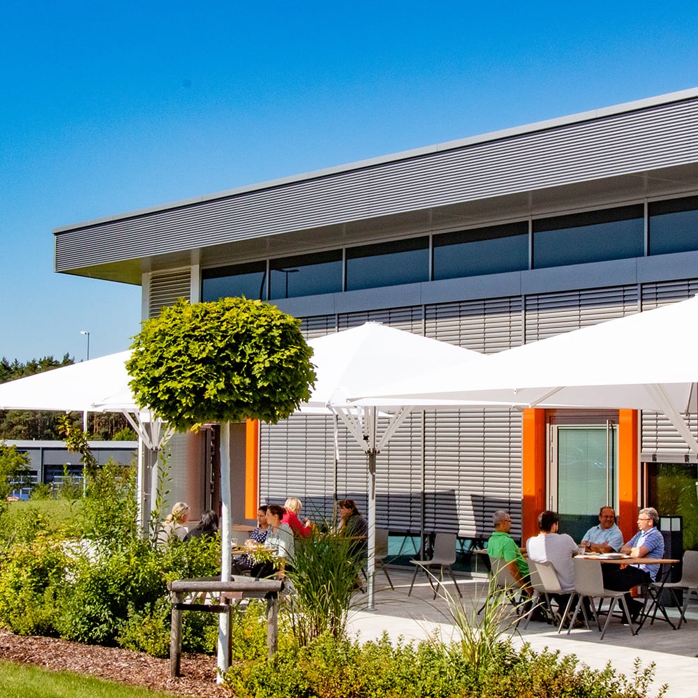 Herding Kantine im Sommer