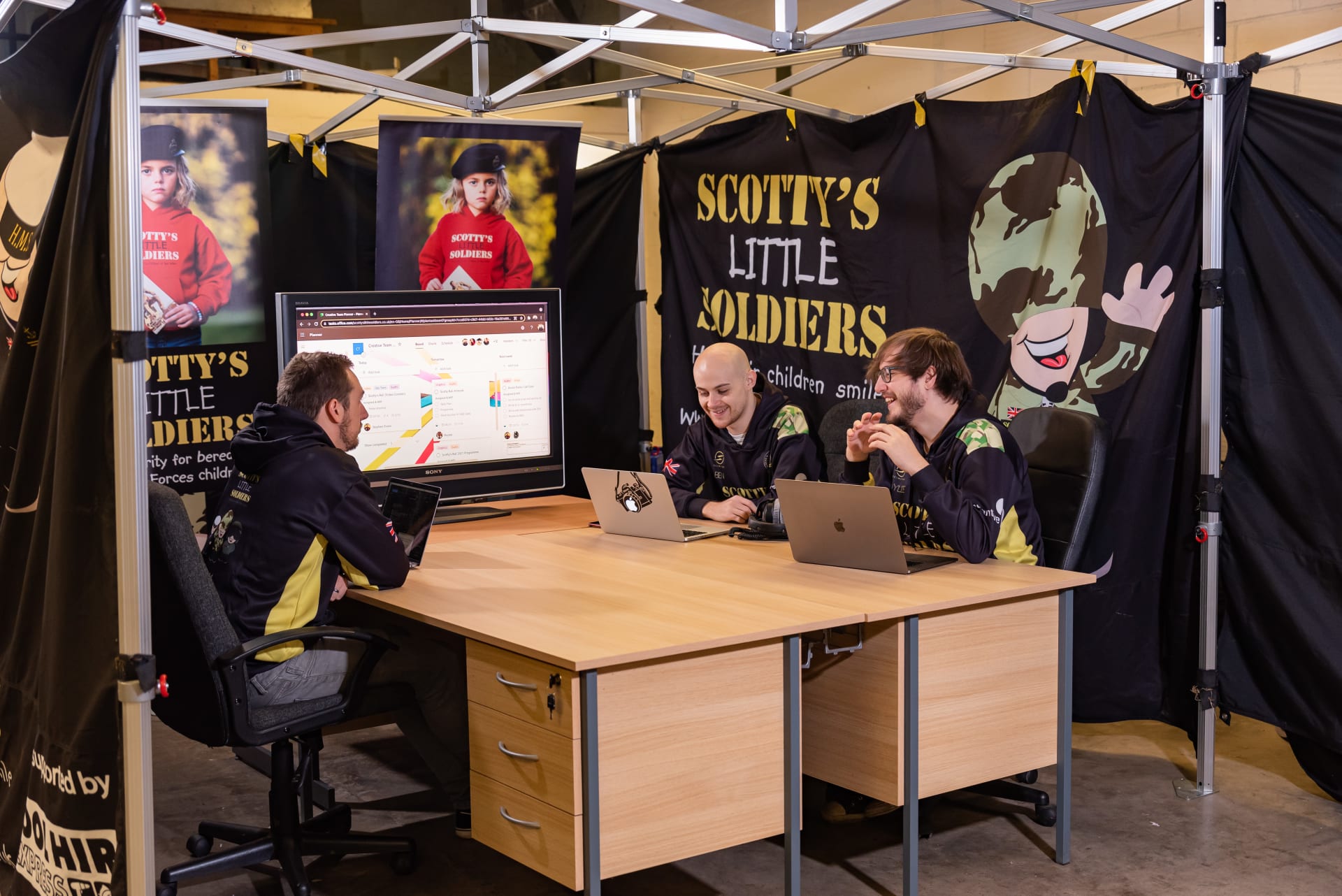 The Creative team at work