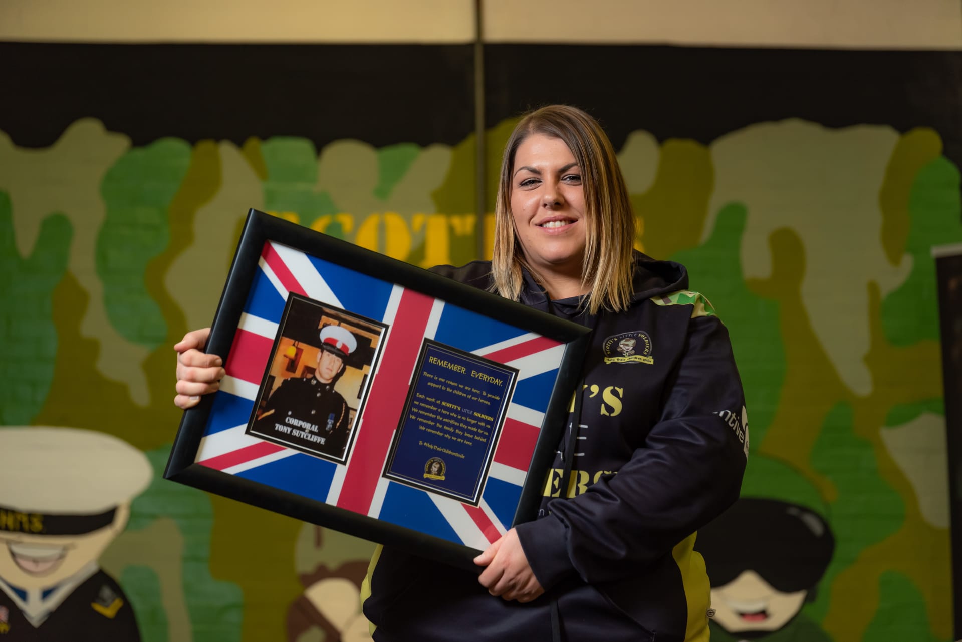 Hayley from the Families team with our Hero of the Month