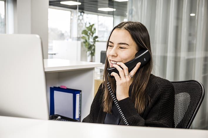 Lisa office manager Binck