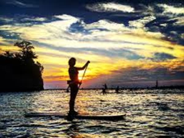 Explore Minocqua with ease - Paddle Board rental at The Beacons Resort on Lake Minocqua