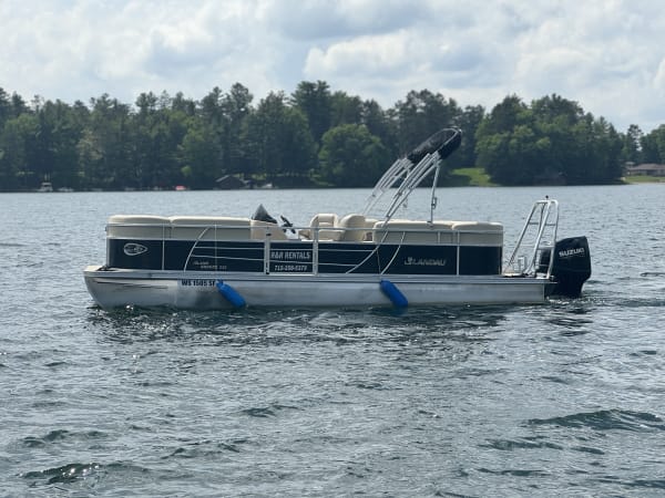 Adventure and Relaxation on Lake - Tritoon rental at The Boathouse Restaurant at RR Rentals Ski and Tackle Shop